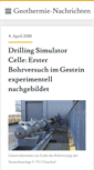 Mobile Screenshot of geothermie-nachrichten.de